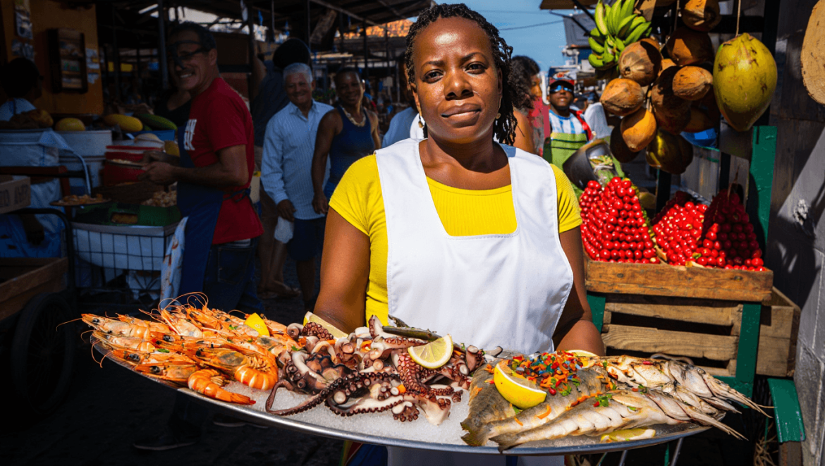 
							Brazilian Seafood Lunch, with Chef Dona Suzana (Local Hero in Salvador)													