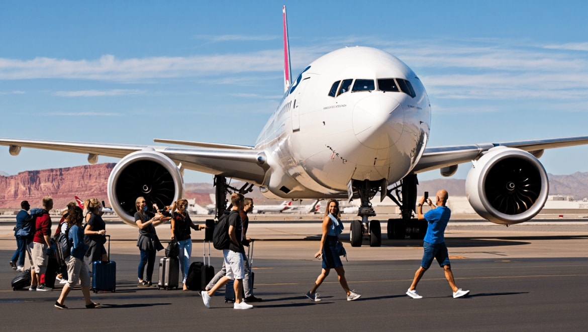 Las Vegas lands first-ever nonstop flight to Australia