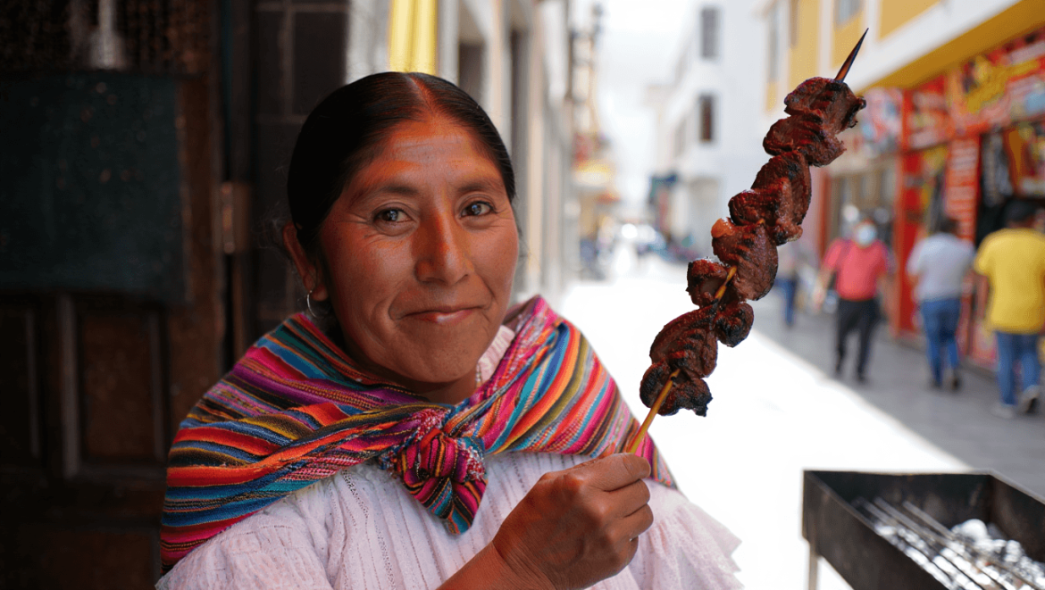 
							‘Anticuchos’ Best Street Food in Peru, with Local Legend – Doña Manuela													