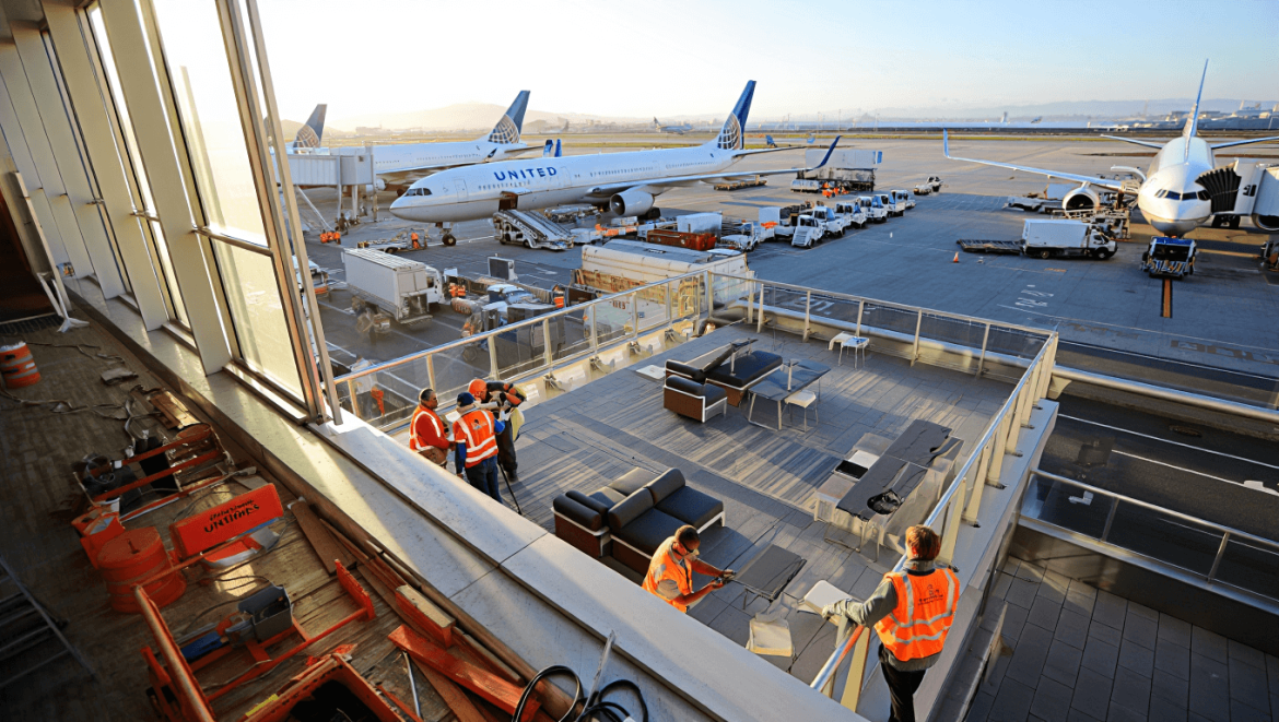 Sneak peek: United is planning large outdoor terrace for its new SFO lounge